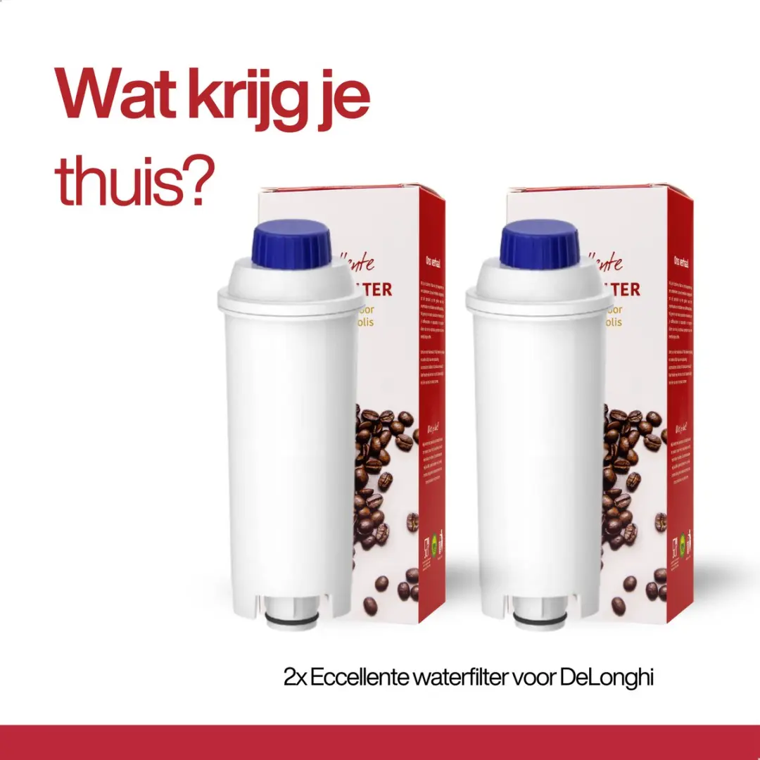 Eccellente Waterfilter E-0273-2 - 2 Stuks - voor DeLonghi - afbeelding 6 van 6