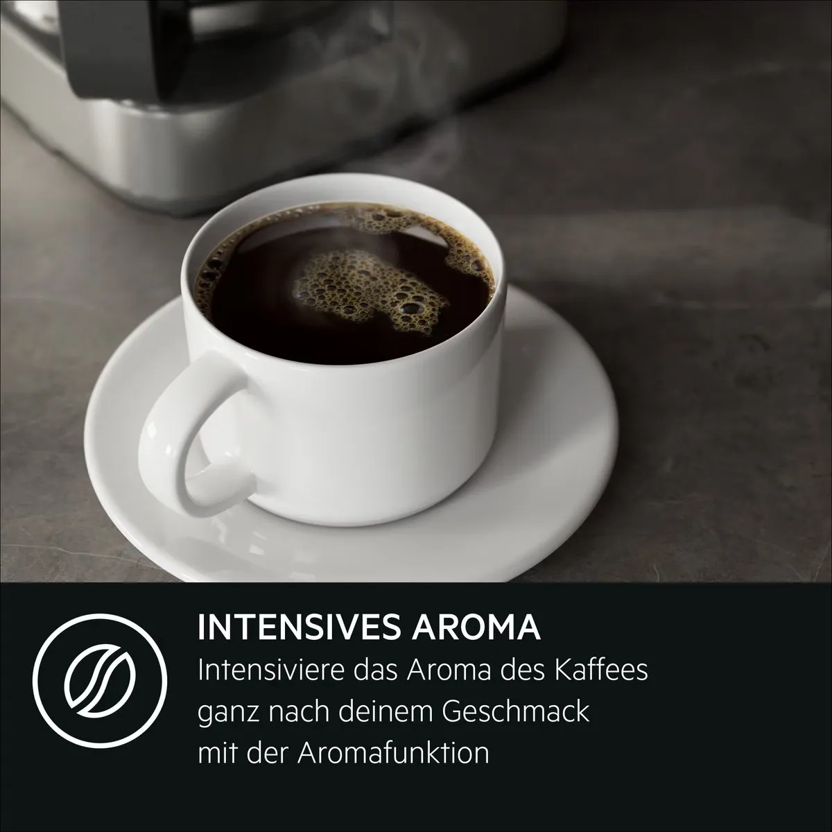 AEG CM5-1-6AN Automatische Koffiemachine 10 Kopjes - 1.25L - Antraciet