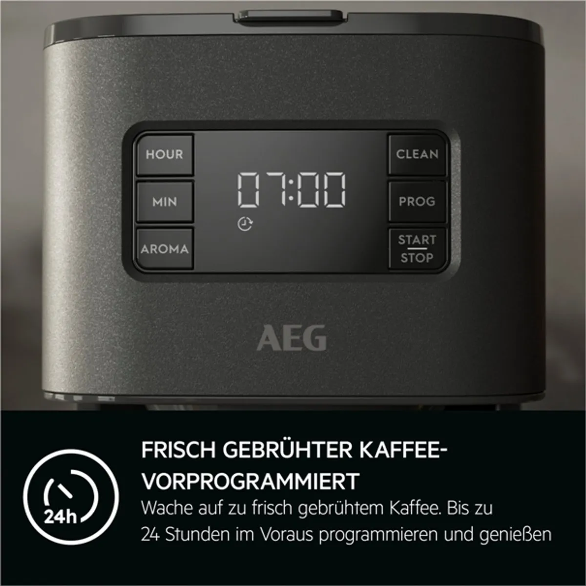 AEG CM5-1-6AN Automatische Koffiemachine 10 Kopjes - 1.25L - Antraciet