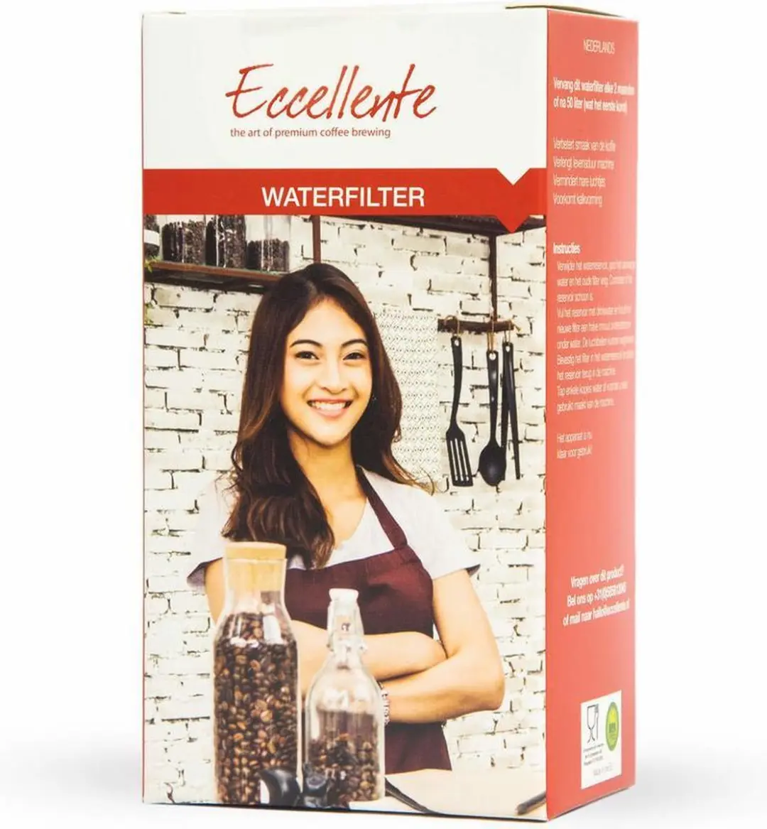 Eccellente Waterfilter E-0503-2 - 2 Stuks - o.a. Philips Saeco
