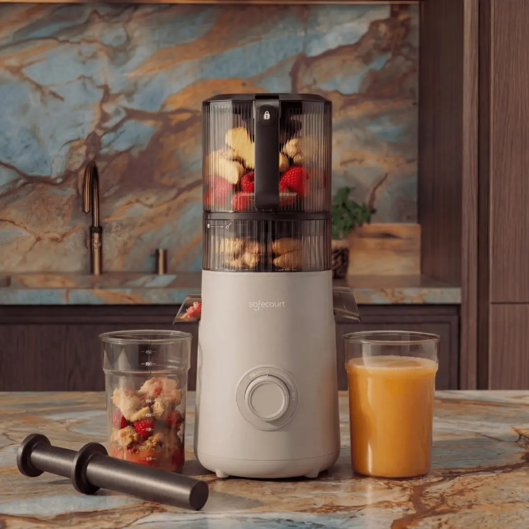 Safecourt Kitchen Slow Juicer XXL SJ600 - 600W - Beige