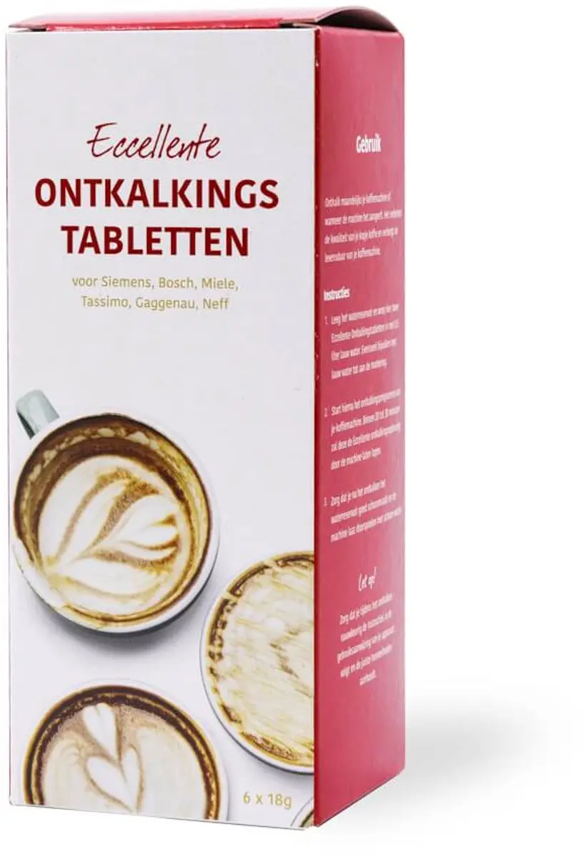 Eccellente Ontkalkingstabletten E-0431 - 6 Stuks - o.a. Jura A1/A5/A7/A9
