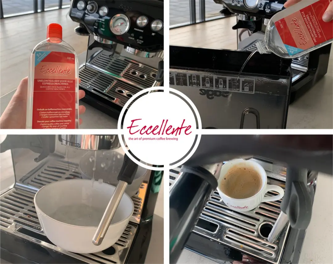 Eccellente Koffiemachineontkalker 500ml E-0487-1 - 20x Ontkalkbeurten