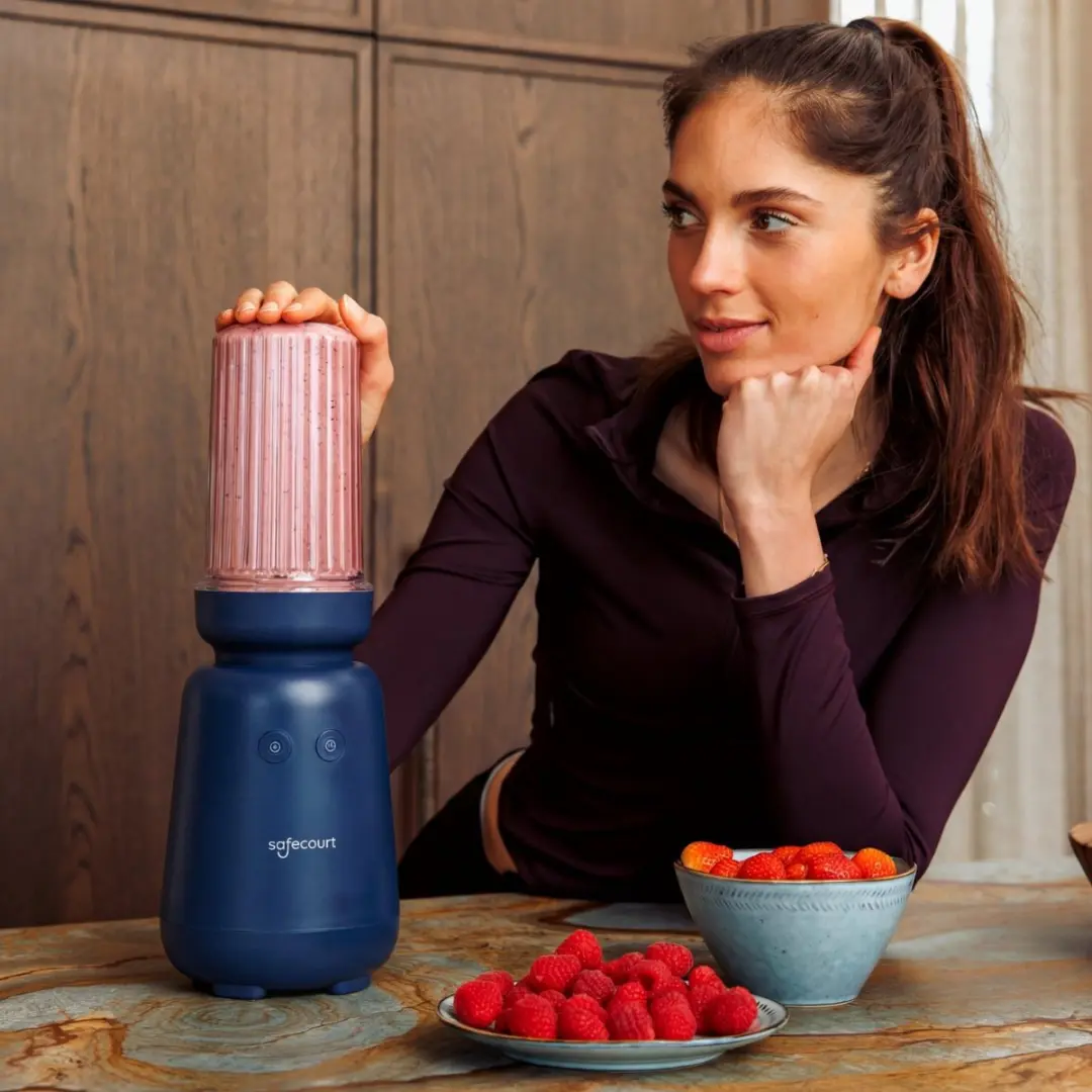 Safecourt Kitchen PureBlend 1000W Smoothiemaker - Blauw
