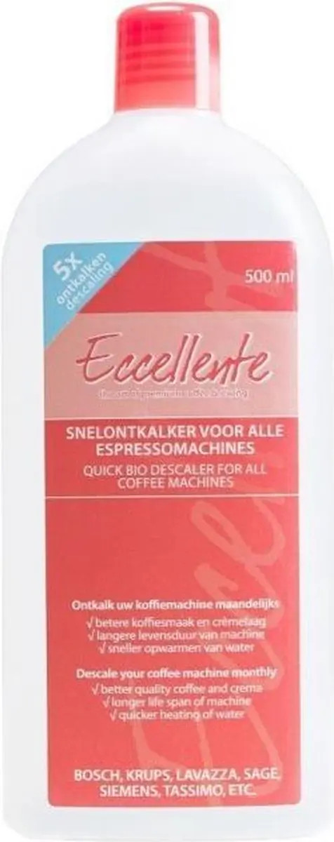 Eccellente Koffiemachine Ontkalker 500ml