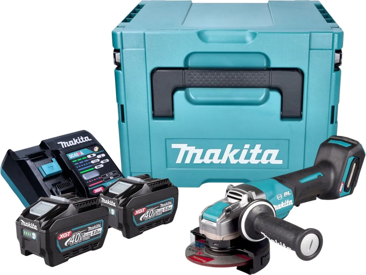 Makita GA 047 GT201 Accu Haakse Slijper 40V Max