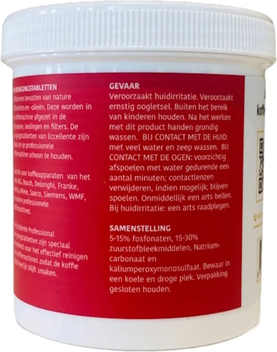 Eccellente Professional E-0625 Reinigingstabletten - 100x2g - o.a. Saeco/Siemens