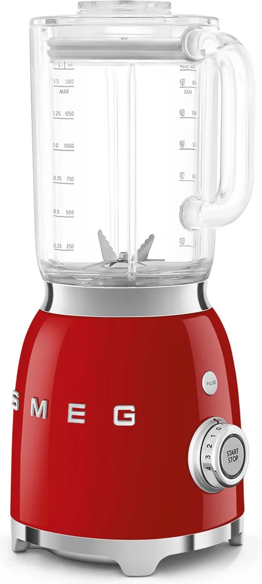 Smeg BLF03RDEU Blender 800W Rood - 1,5L