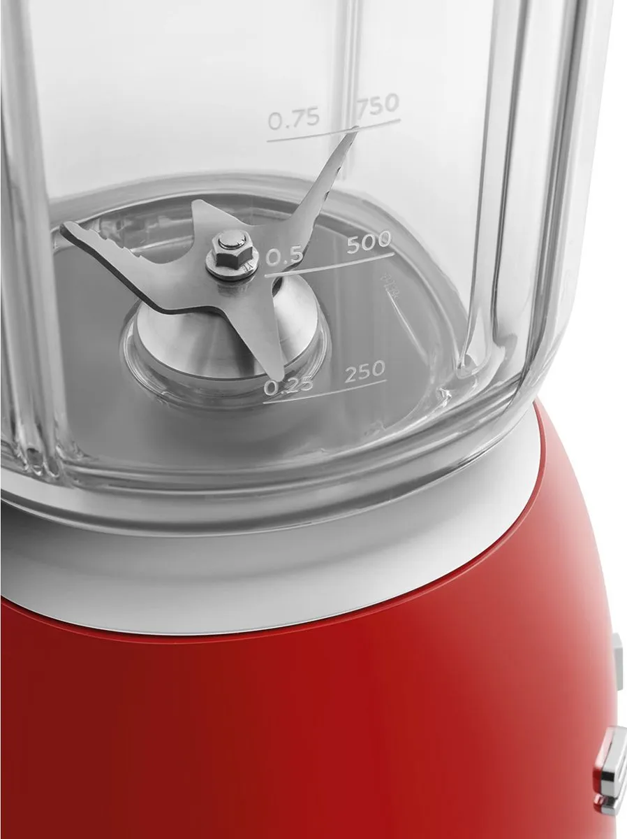 Smeg BLF03RDEU Blender 800W Rood - 1,5L