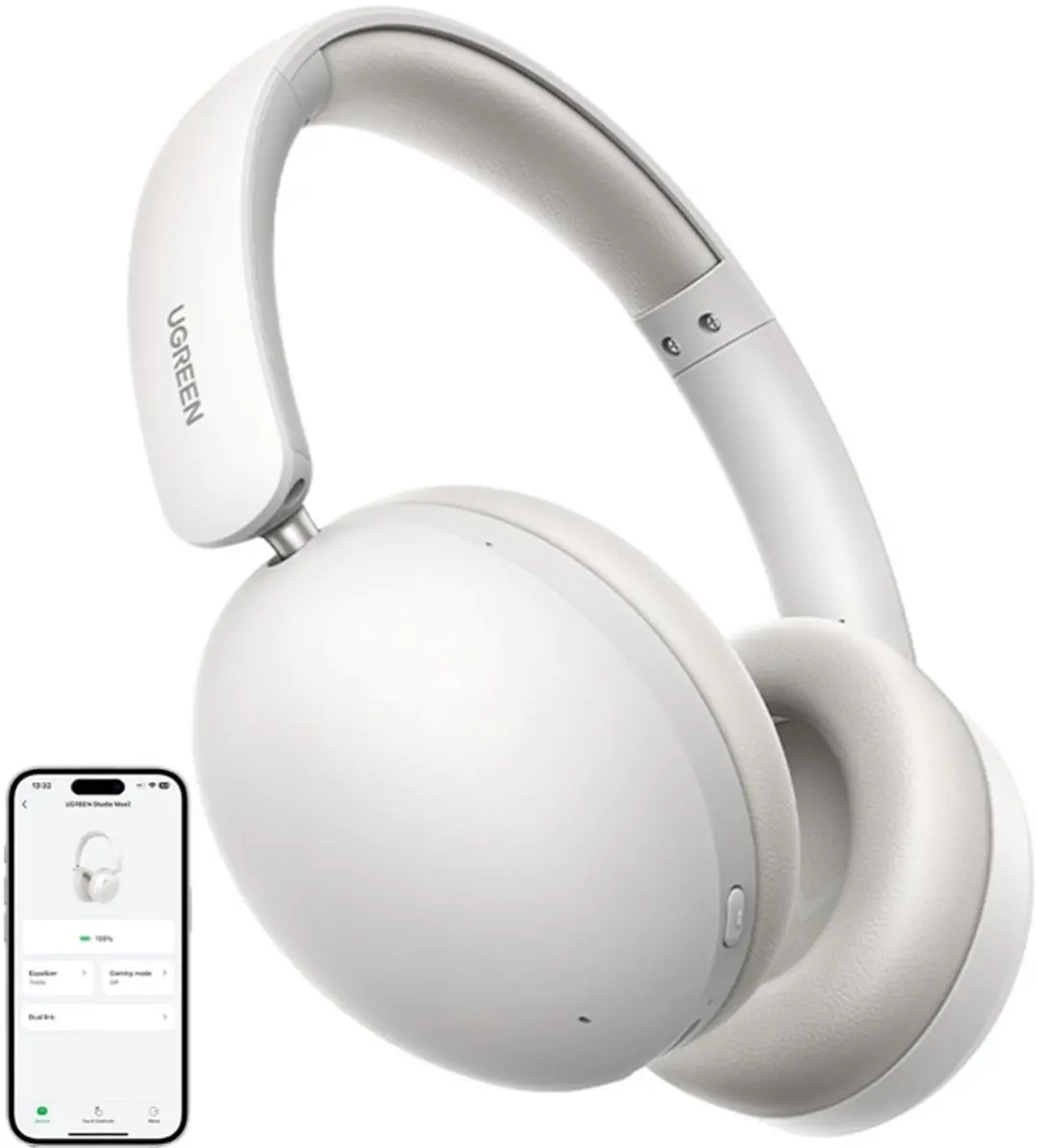 UGREEN 45017 Draadloze On-Ear Bluetooth Hoofdtelefoon 5.4 - Zwart