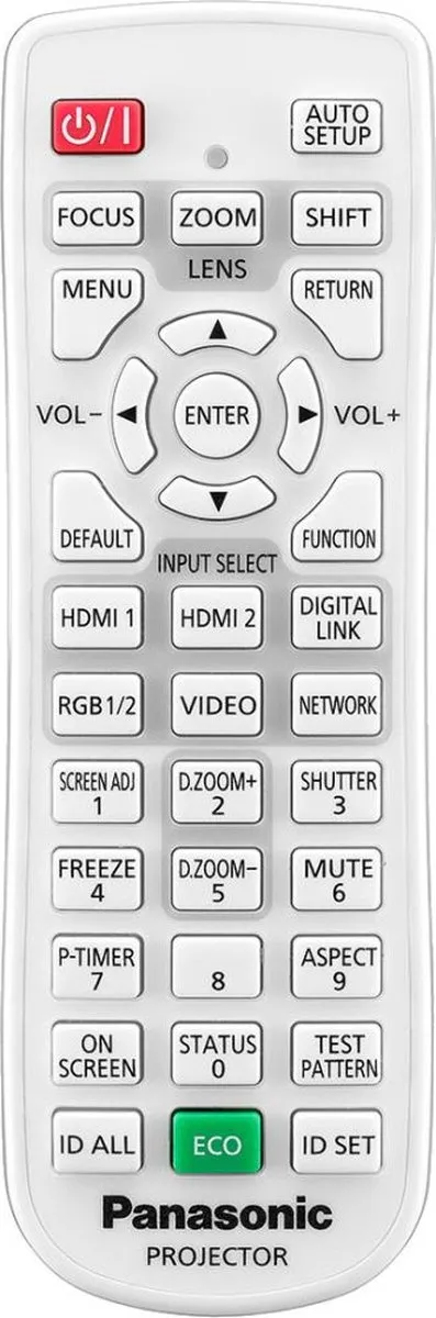 Panasonic N2QAYA000150 Afstandsbediening - PT-MZ770EL
