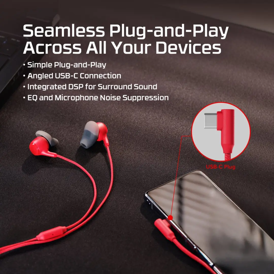 HyperX Cloud Earbuds III S BN7S1AA - Zwart