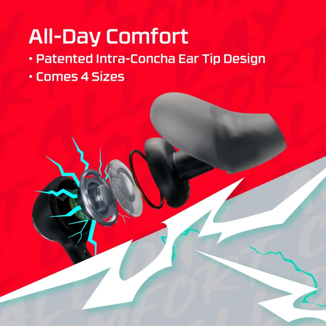 HyperX Cloud Earbuds III S BN7S1AA - Zwart - afbeelding 6 van 6