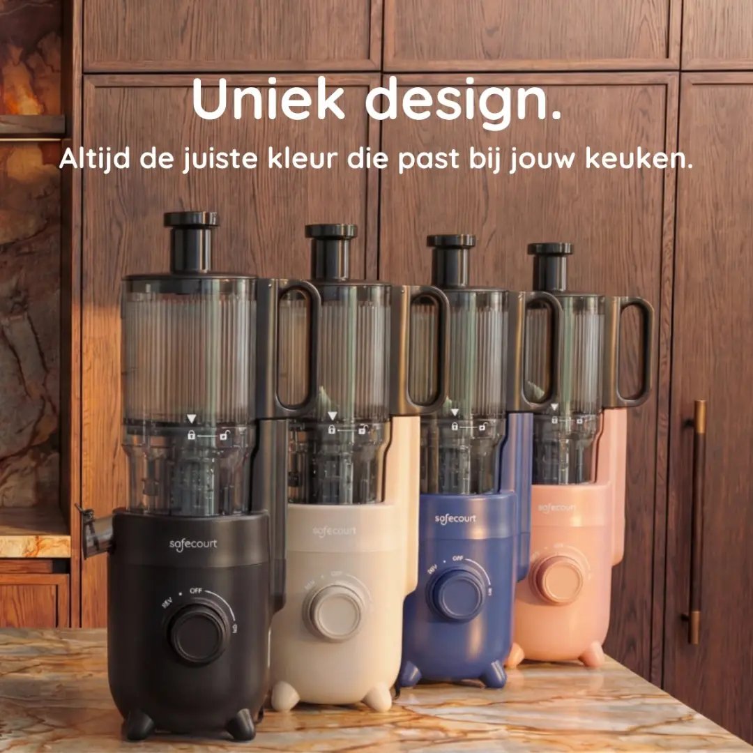 Safecourt Kitchen Slow Juicer SJ500 - 220W - Beige