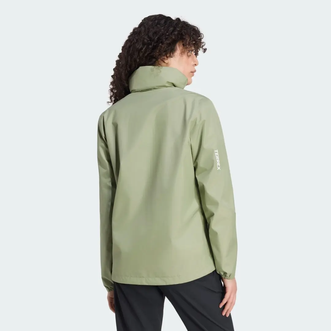 Adidas Terrex Multi Essentials 2 Layer Regenjack Dames - XXL - Groen