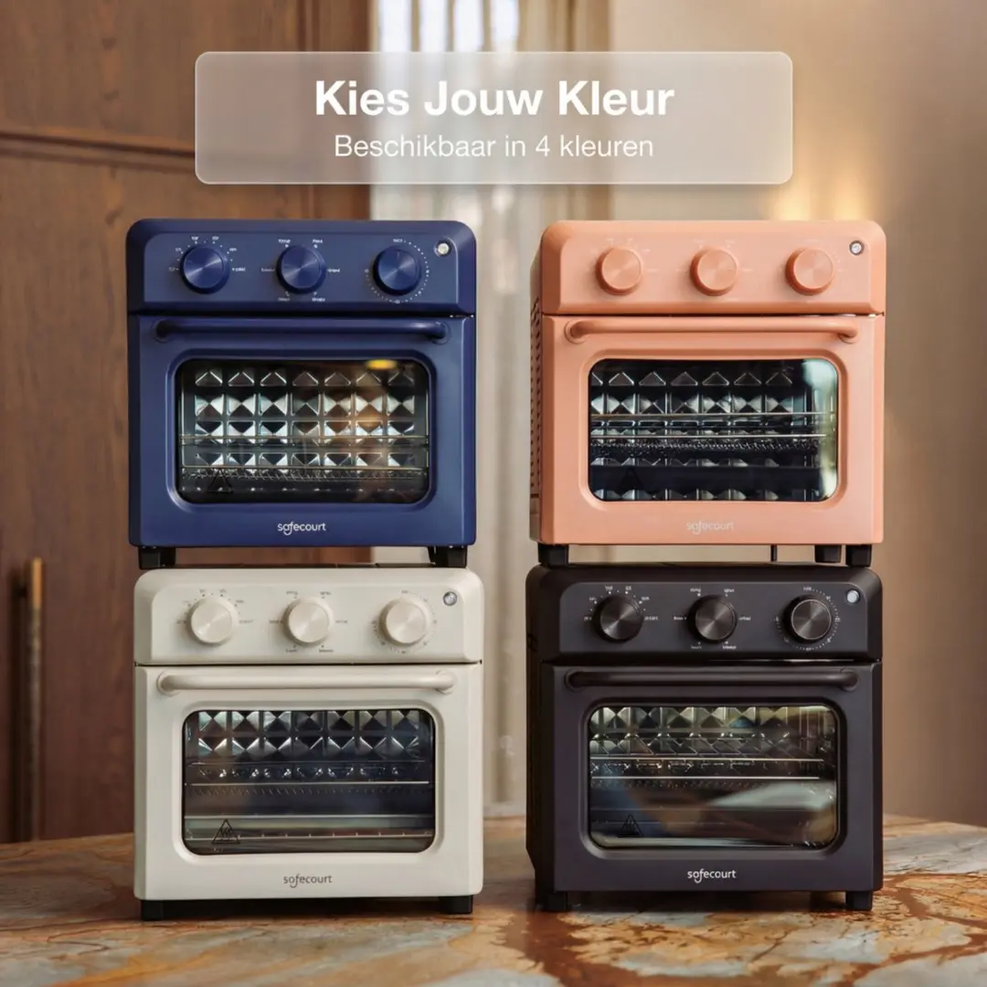 Safecourt 6-in-1 Airfryer Oven - 1400W - Blauw