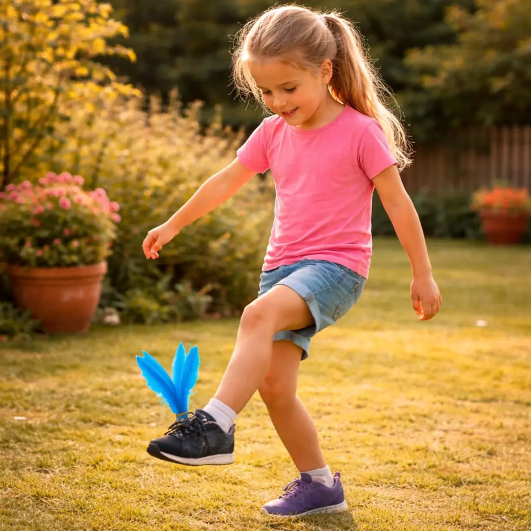 Eddy Toys Voet Shuttle Spel - Buitenspeelgoed - Assorti