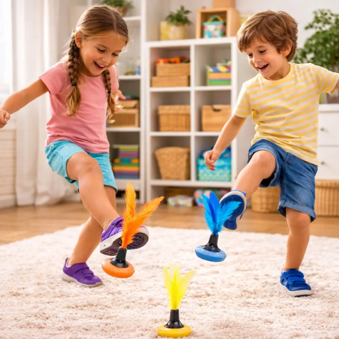 Eddy Toys Voet Shuttle Spel - Buitenspeelgoed - Assorti
