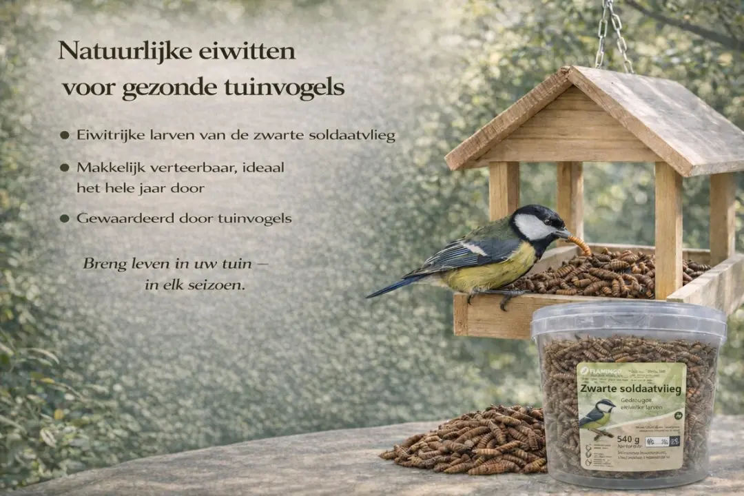 Flamingo Gedroogde Larven 540g