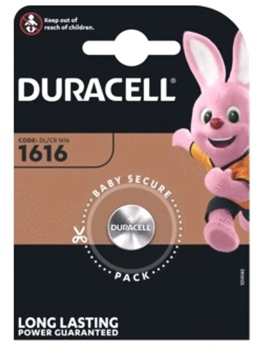 Duracell DR1616 Knoopcel 3V