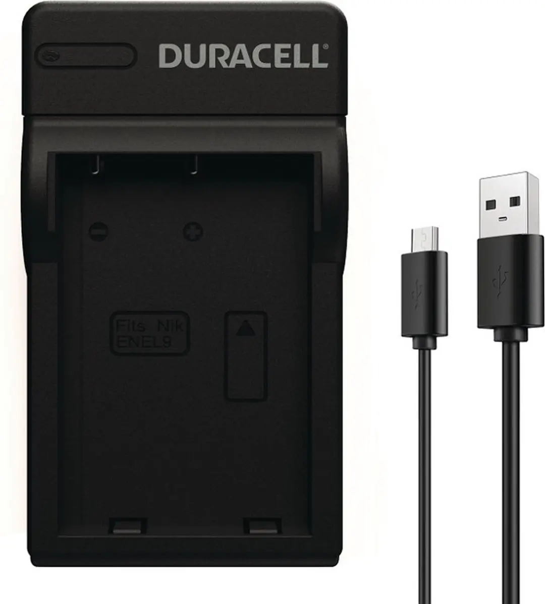 Duracell DRN5925 USB Oplader - Nikon EN-EL9 - Zwart
