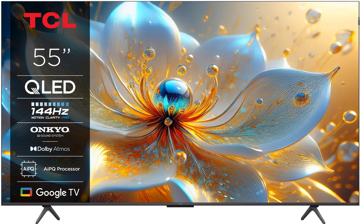 TCL 55T8C - 55 inch - 4K QLED - 144Hz - 2025