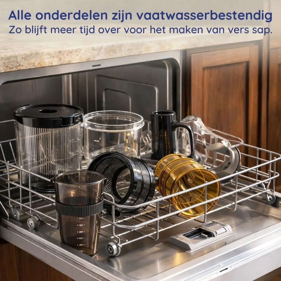 Safecourt Kitchen Slow Juicer SJ500 - Blauw - 220W