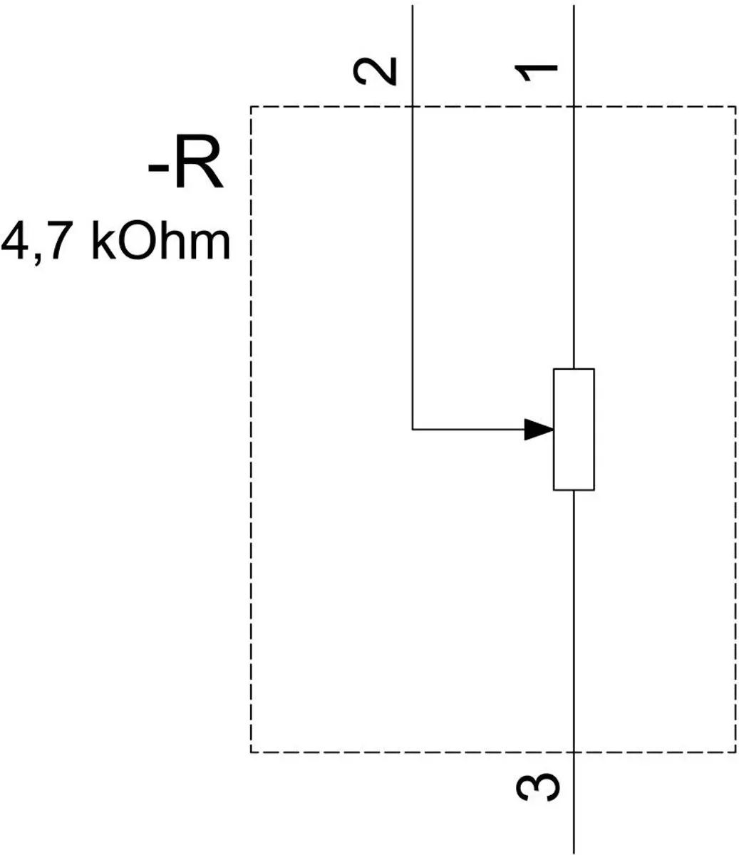 Siemens 3SU12002PR101AA0 3SU1200-2PR10-1AA0 Draaipotmeter 4.7 kΩ 1 stuk(s)
