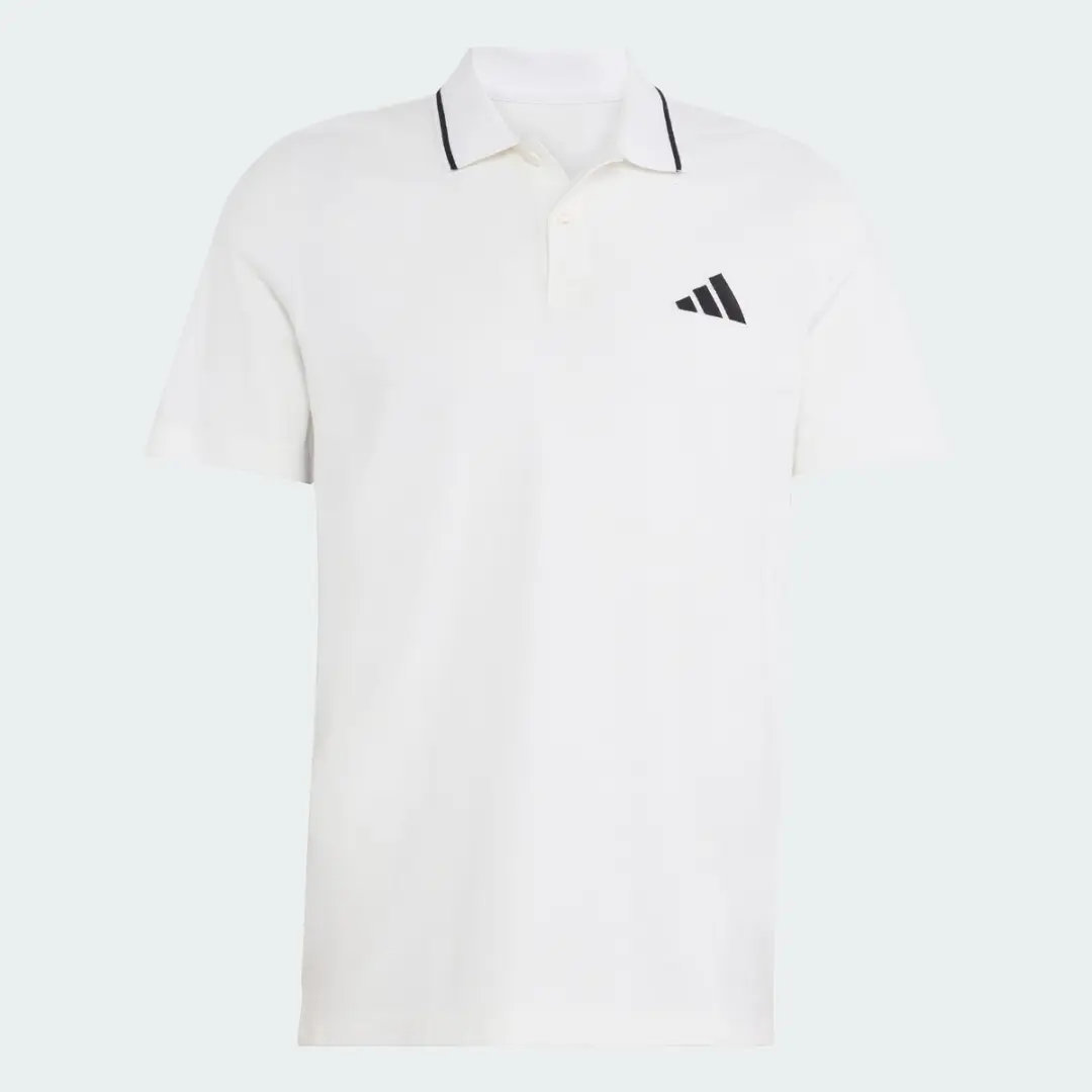 adidas 3-Stripes Piqué Poloshirt Heren Wit - XXXL
