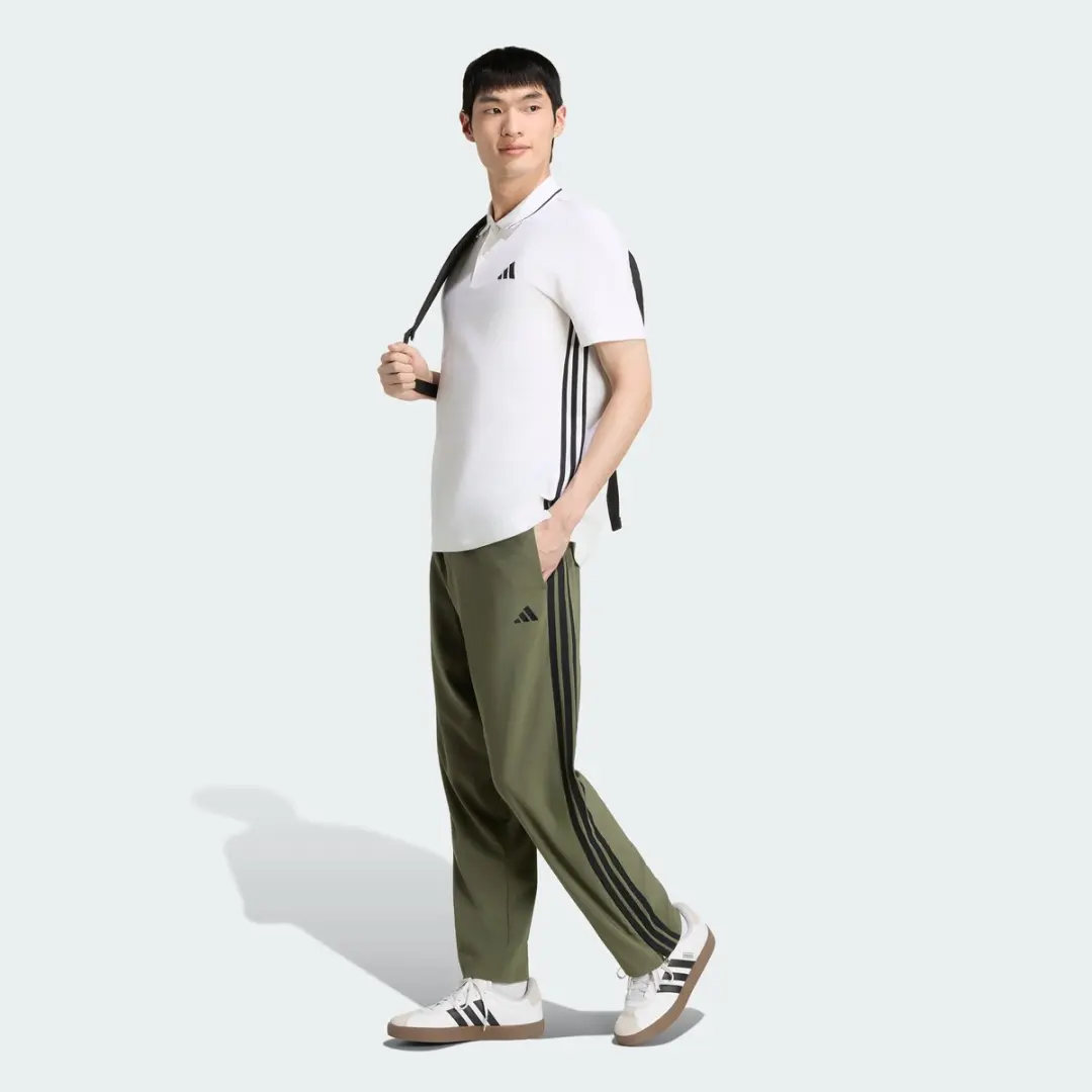 adidas 3-Stripes Piqué Poloshirt Heren Wit - XXXL