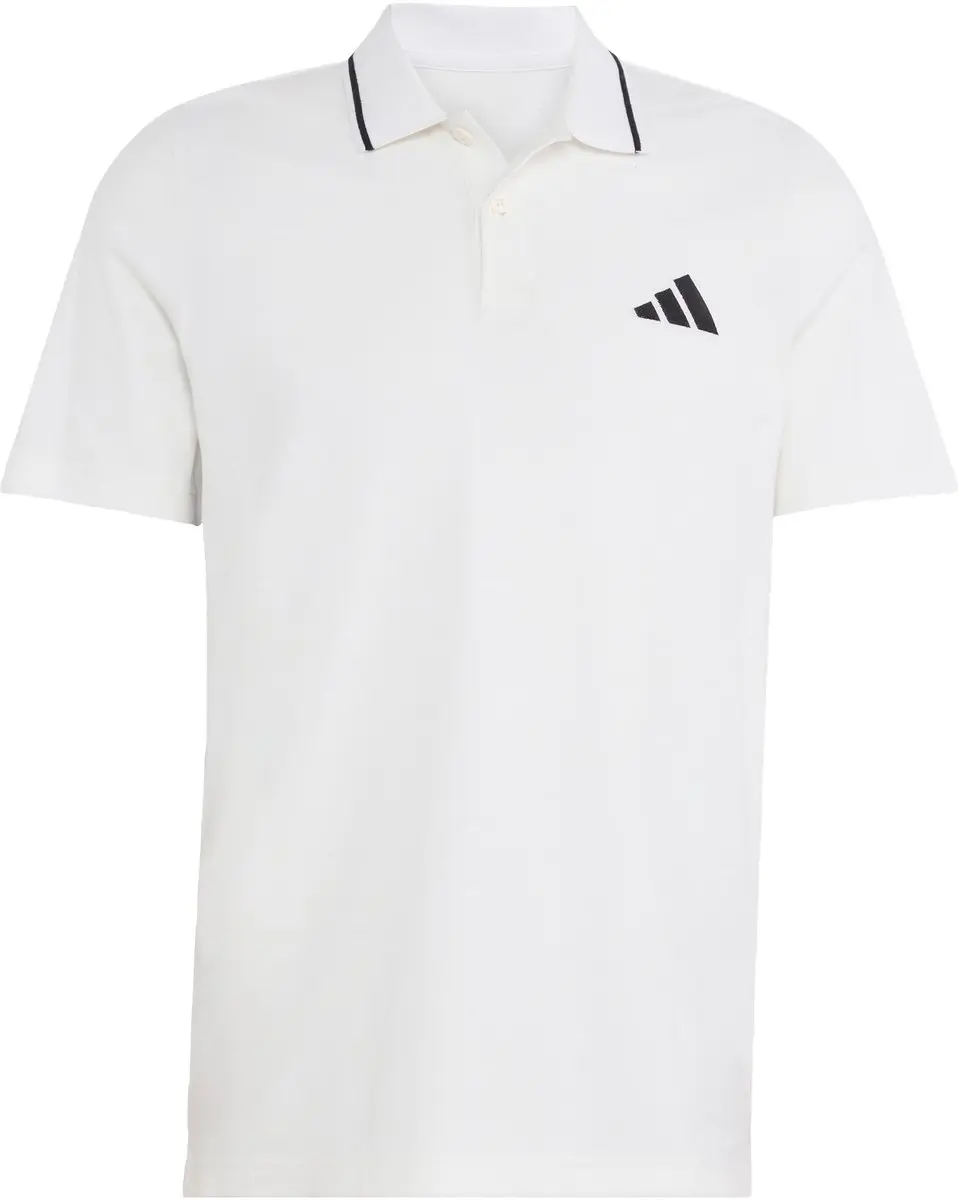 adidas 3-Stripes Piqué Poloshirt Heren Wit - XXXL
