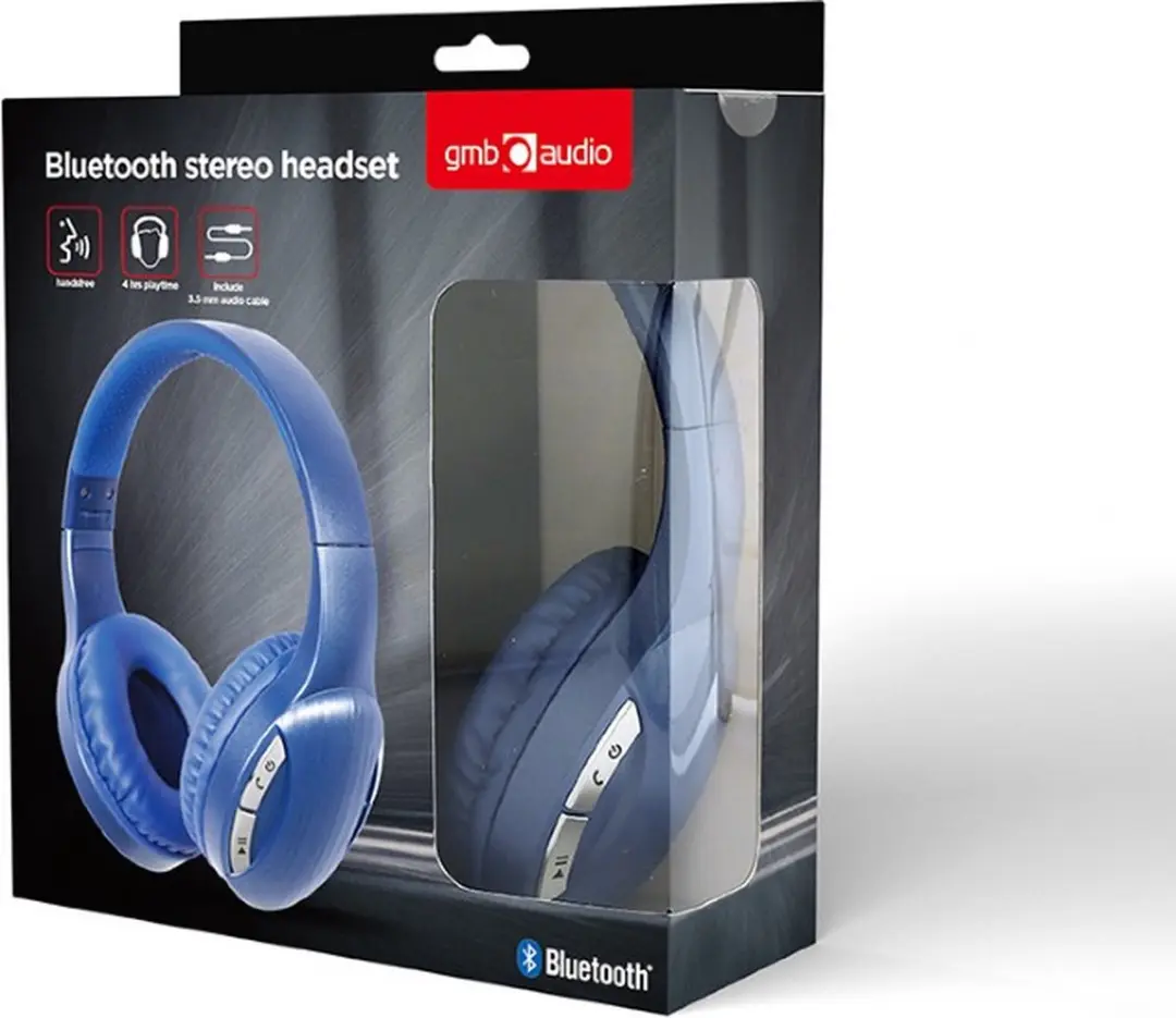Gembird BTHS-01-B Headset - Blauw