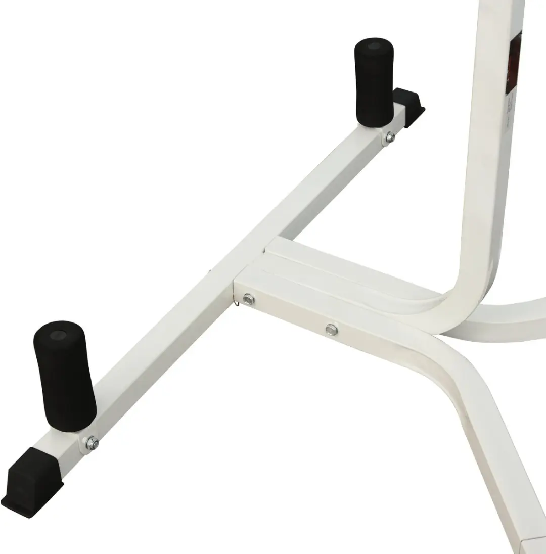 Homcom Vrijstaande Bokszakstandaard 156x115x224cm - Staal Wit