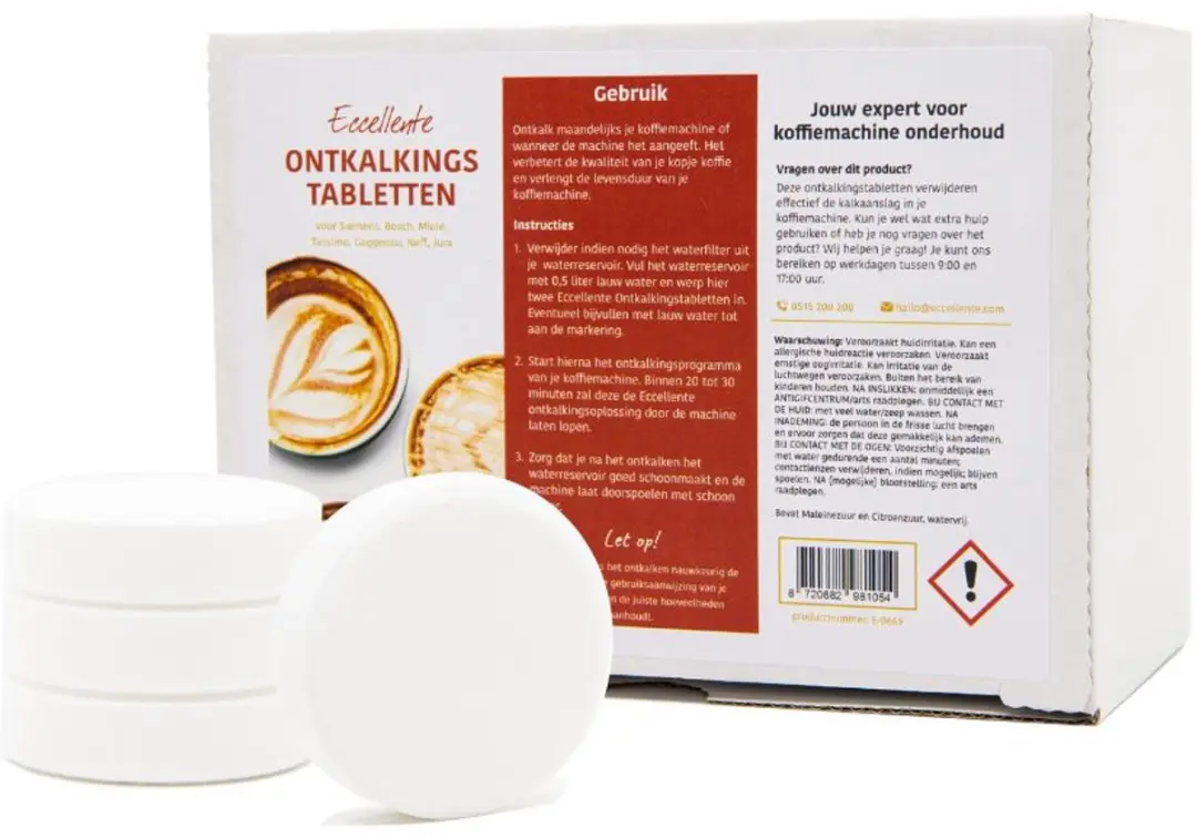 Eccellente Ontkalkingstabletten E-0669