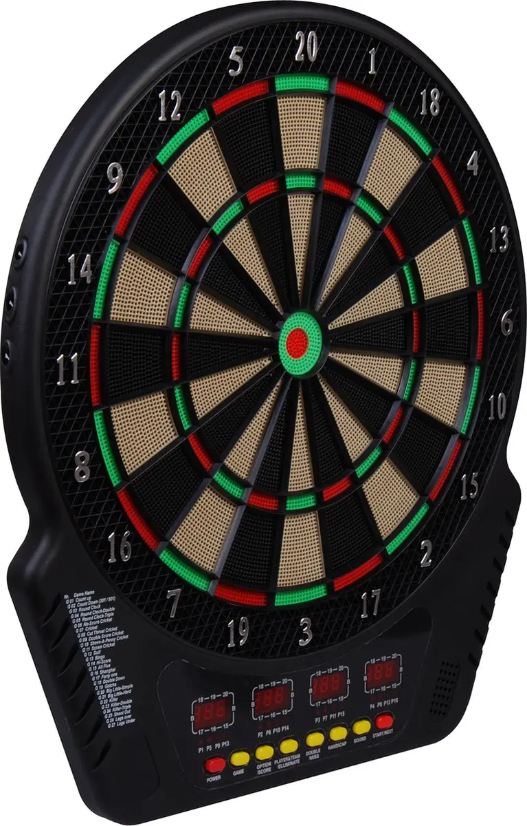 Homcom Elektronisch Dartbord 5550-4362 - 51,5cm - 27 Spellen
