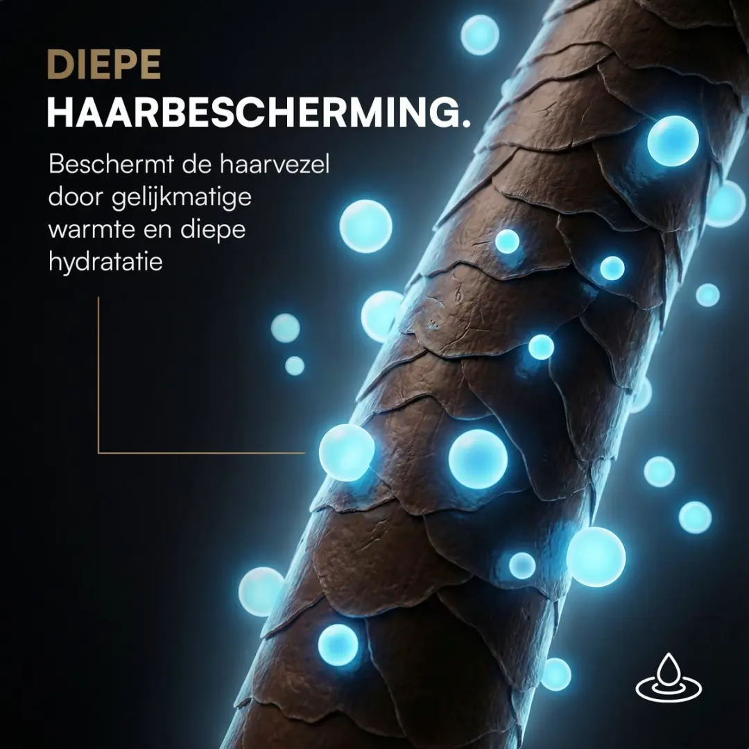 Dryze Nanosteam Stoomstijltang - Parelmoer - 4 Temperatuurstanden