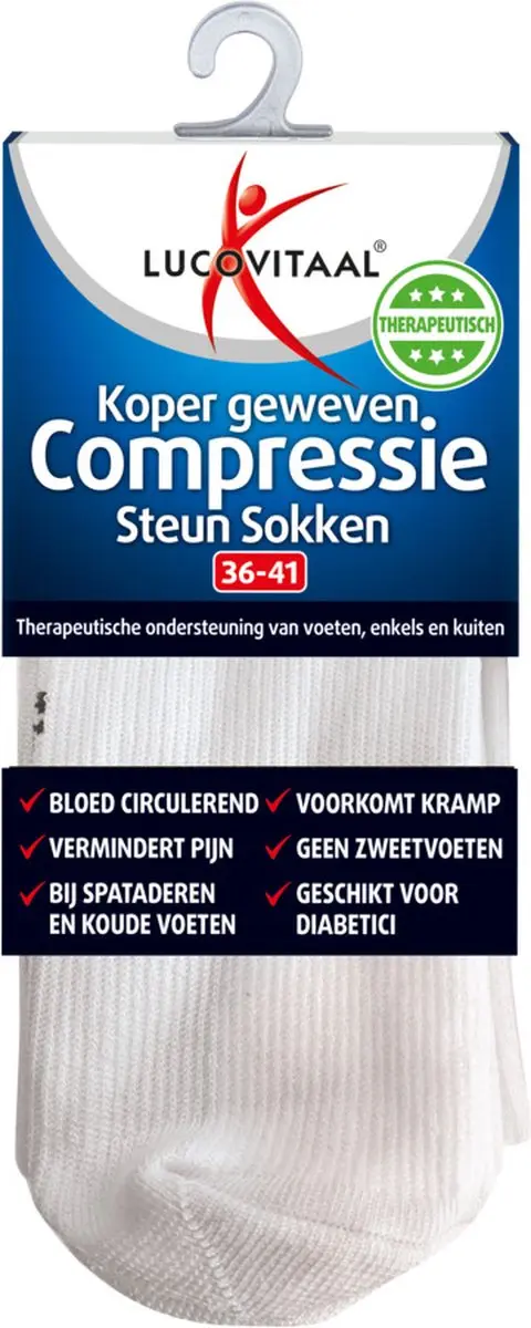 Lucovitaal Koper Compressie Steunsok 36-41