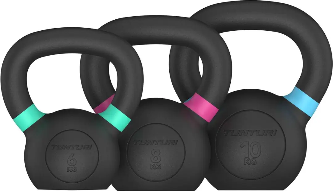 Tunturi Platinum Cast Iron Kettlebell 6-10kg