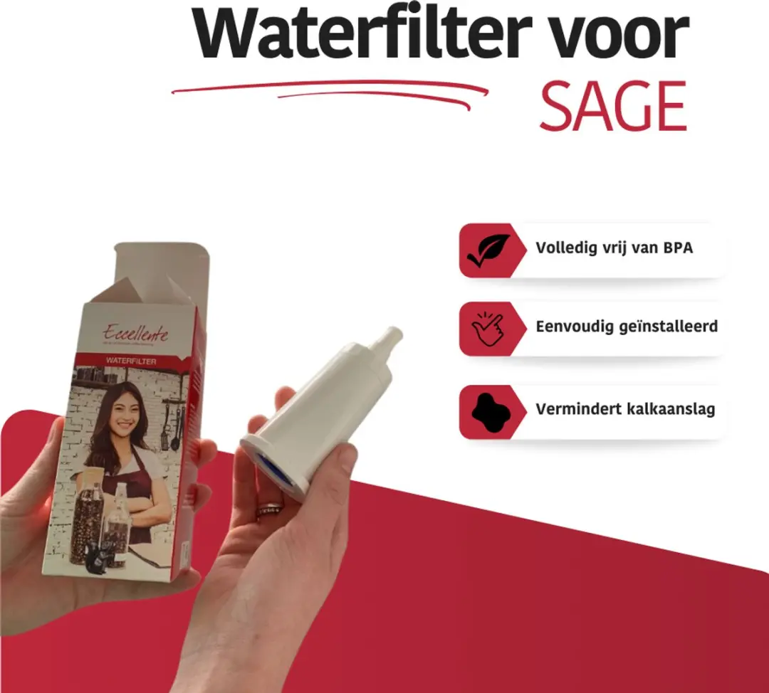 Eccellente Waterfilters E-0519-2 - 2 Stuks - Sage Espressomachines