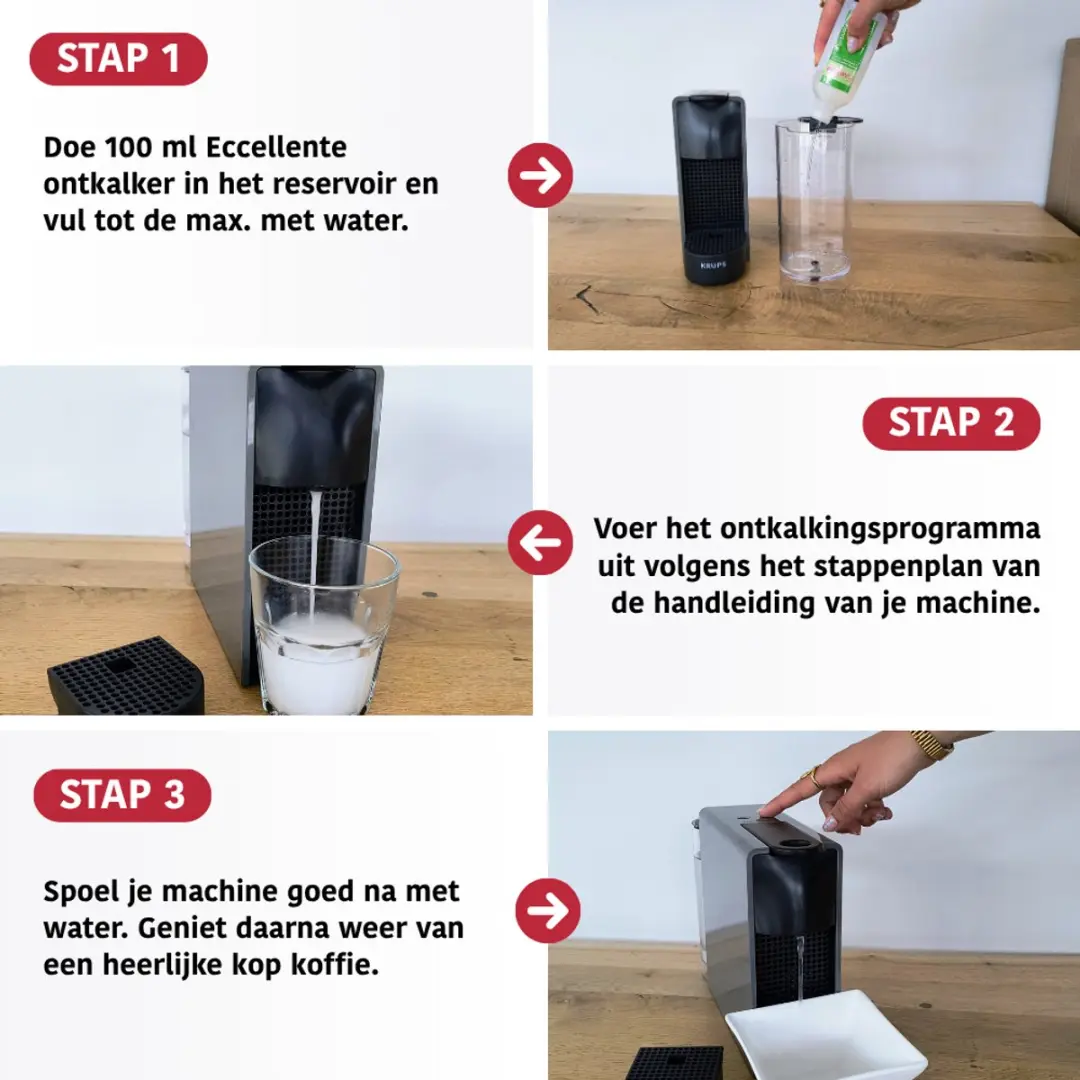 Eccellente Ontkalker Nespresso 100ml - 6 Stuks - MPN 303.167.0593