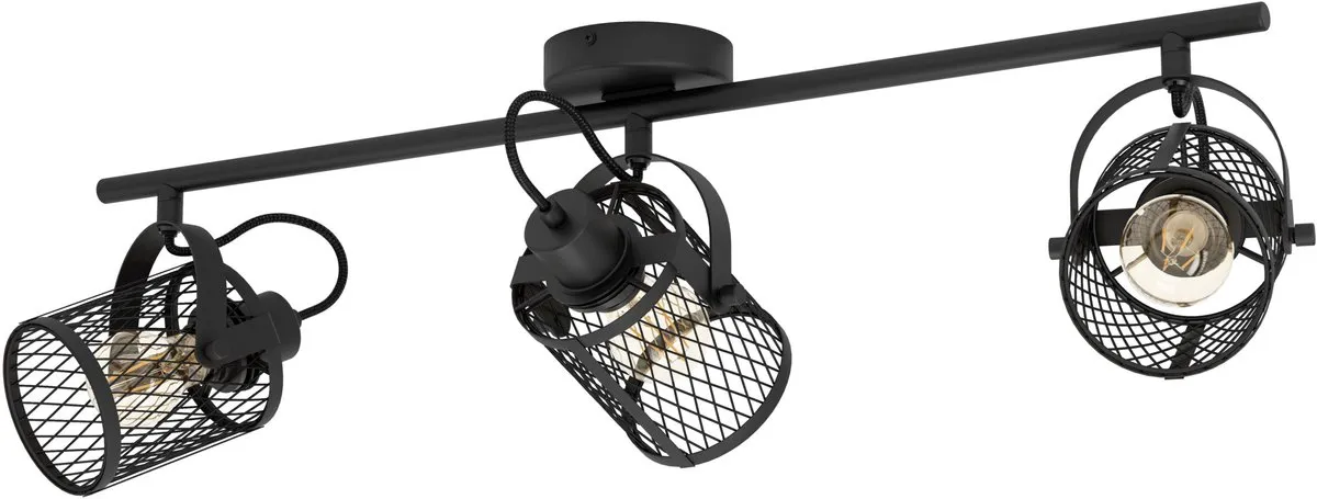 Eglo Dellow 1 Spot E27 3-Lichts Plafondlamp