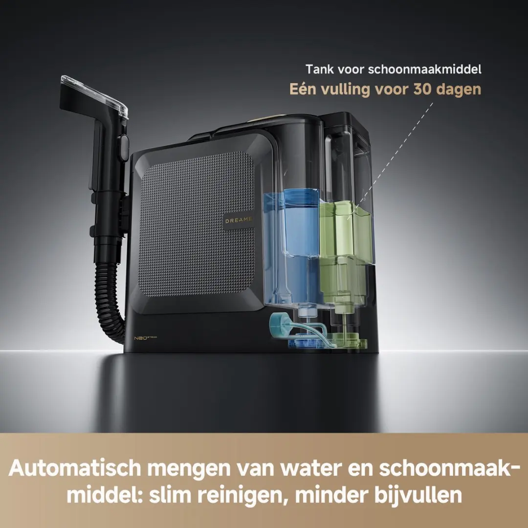 Dreame N20 HNR27A Stoomreiniger - 600W - Zwart - afbeelding 6 van 6
