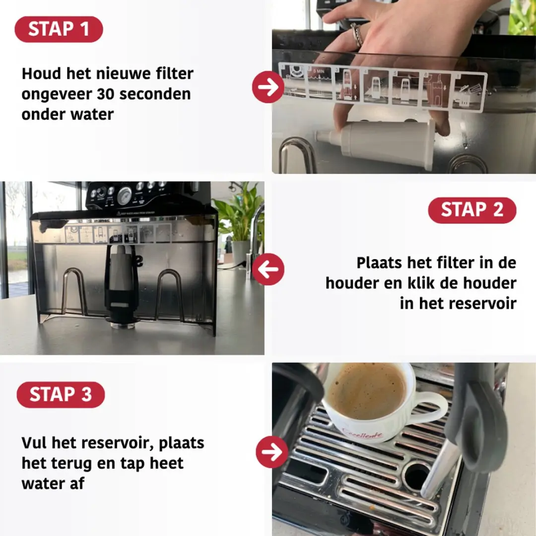 Eccellente SES008 Waterfilters - 6 Stuks - 18 Maanden