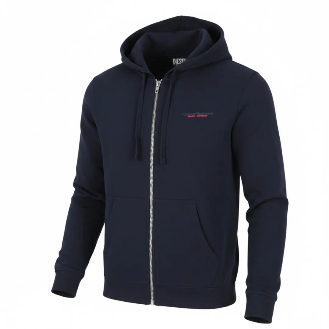 Diesel S-Ginn Hoodie 250209 - XL - Blauw - afbeelding 2 van 2