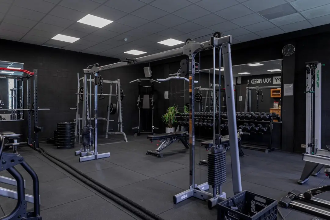 Flow Fitness Rubberen Tegel 100x100cm - Zwart
