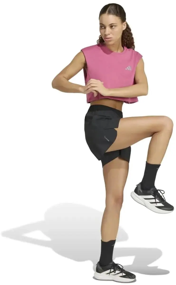 Adidas Adi365 Running Essentials Crop T-shirt - Roze S