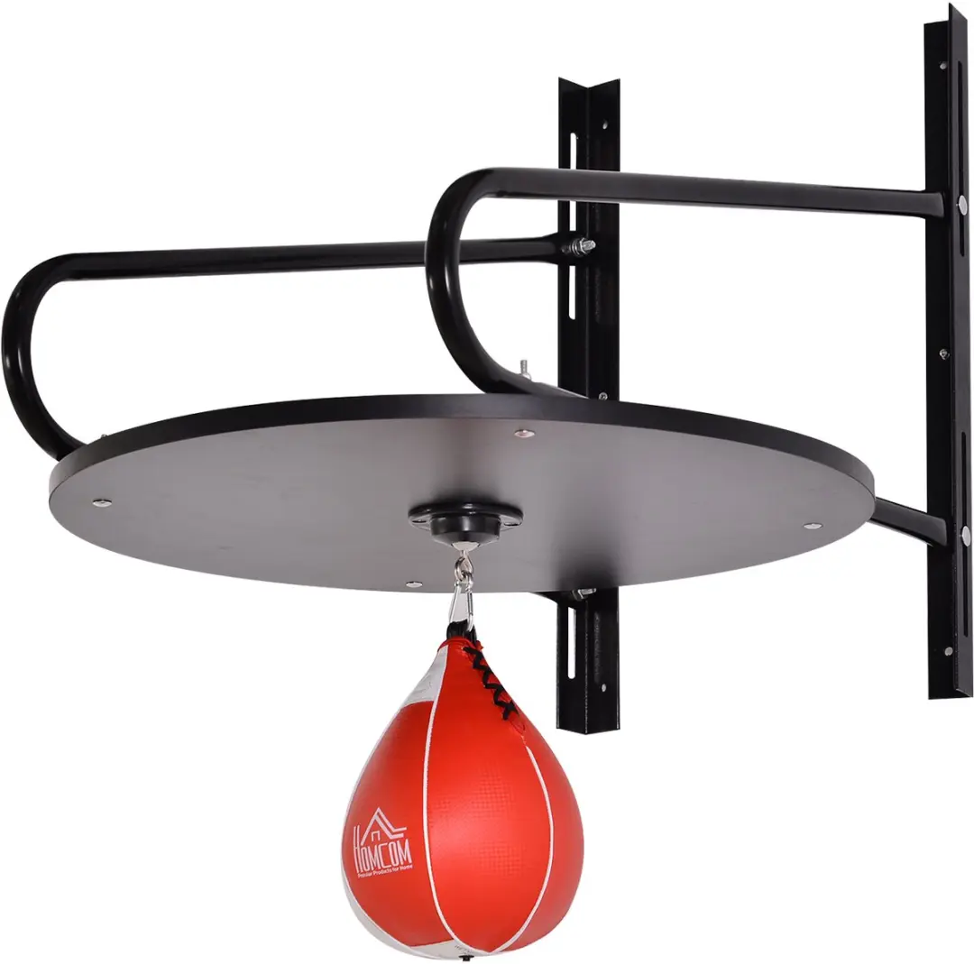 Homcom Speedbag Platform - Staal 60x73x80cm - Zwart - afbeelding 6 van 6