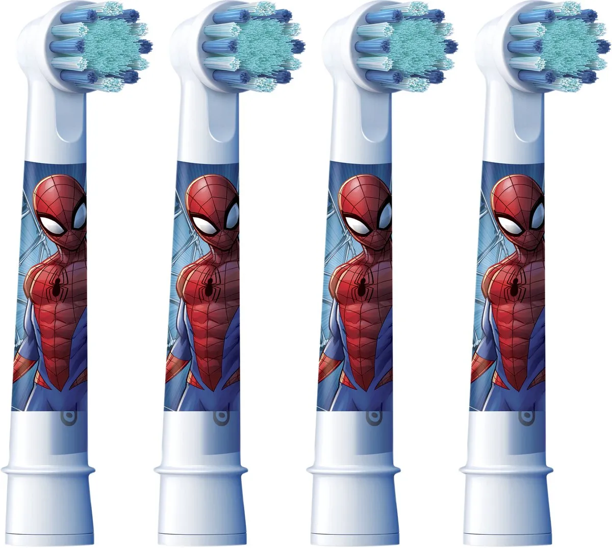 Oral-B Spiderman Opzetborstels 4 Stuks