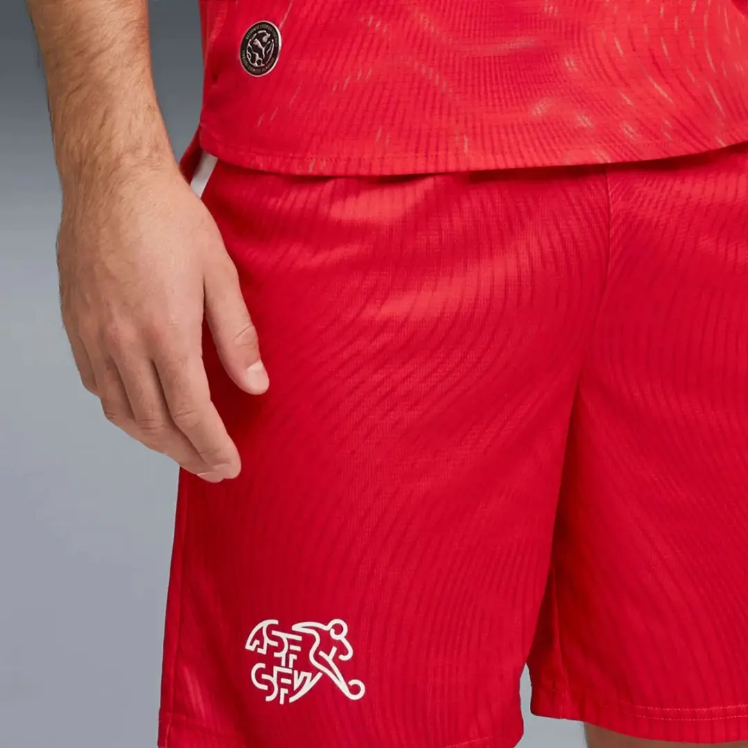 PUMA Suisse SFV 25/26 Replica Korte Broek - L - Rood