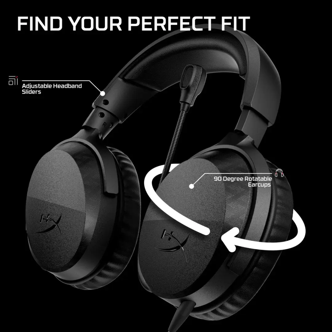 HyperX Cloud Stinger 3 BS1T6AA Gaming Headset - Noise Cancelling - Wit/Zwart